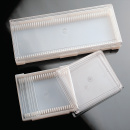 Ящик для предметных стёкол (для 25), ПС, с прозрачной крышкой, 1 шт