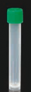 Пробирки круглодонные с юбкой, ПП, 102х15 мм, с зеленой крышкой, автоклав., 12 мл