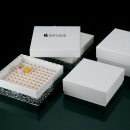 Коробка для хранения замороженных образцов, обработанный картон, 134 х 134 х 47, 10 шт.