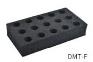 Платформа для вортекса DMT-2500 из пеноматериала для 15 пробирок d 29 мм, 245 x 132 x 45 мм