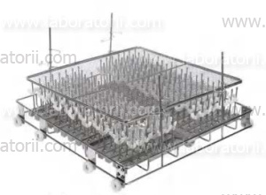 Корзина для посудомоечных машин INOGW-200E на 210 форсунок для виал