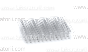 Планшеты для ПЦР, 96 лунок, 0.1 мл, натуральные тонкостенные, без юбки