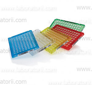 Планшеты для ПЦР 96 луночные MicroAmp EnduraPlate оптически прозрачные, разноцветные со штрих-кодом