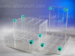 Клеточные фабрики, 2-слойные, стерил., обработ. поверхность, вентил. крышка, инд. уп.