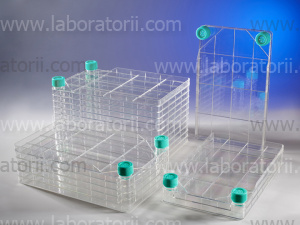 Клеточные фабрики, 1-слойные, стерил., обработан. поверхность, вентил. крышка, инд. уп.