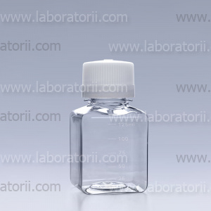 Бутыль для хранения среды, материал PET, стерильная (ISO10993)