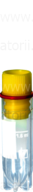 Криопробирки 2 мл, внутренняя резьба, жёлтые крышки