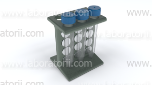 Штатив магнитный на 6 мест для пробирок объемом 10 мл