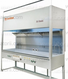 Химический вытяжной шкаф All-Химик, ШВ Ламинар С 1,8, ширина 1,8 м, фронтальное стекло с электроприводом