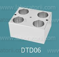 Блок для термостата DKT200-2D для пробирок 50 мл (28 мм) на 4 места